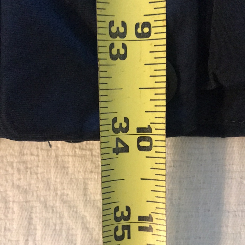 The North Face Down Filled Parka Hooded Coat Navy Blue A Line Size M - Picture 15 of 16